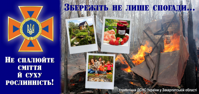 На Закарпатті продовжують спалювати суху траву. На вихідних – 82 пожежі