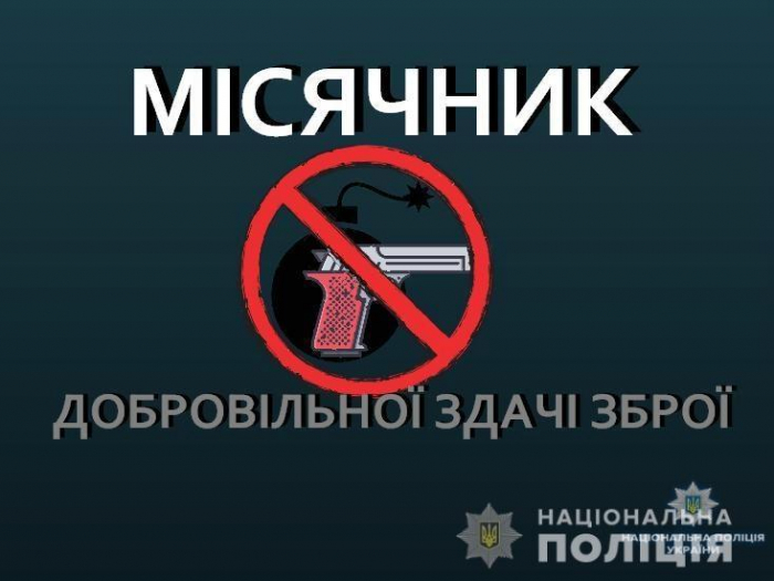 Закарпатці, несіть нелегальну зброю в поліцію, і вам за це нічого не буде!