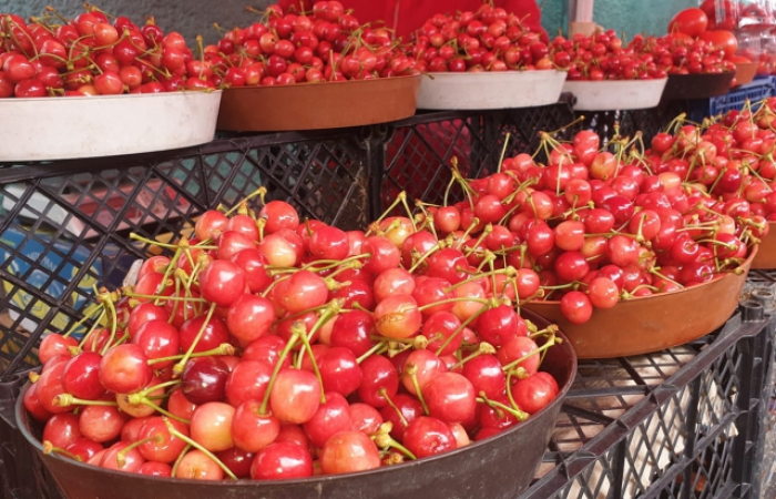 Попри холодну весну, перша сезонна черешня – вже на ринках Закарпаття (ФОТОФАКТ)