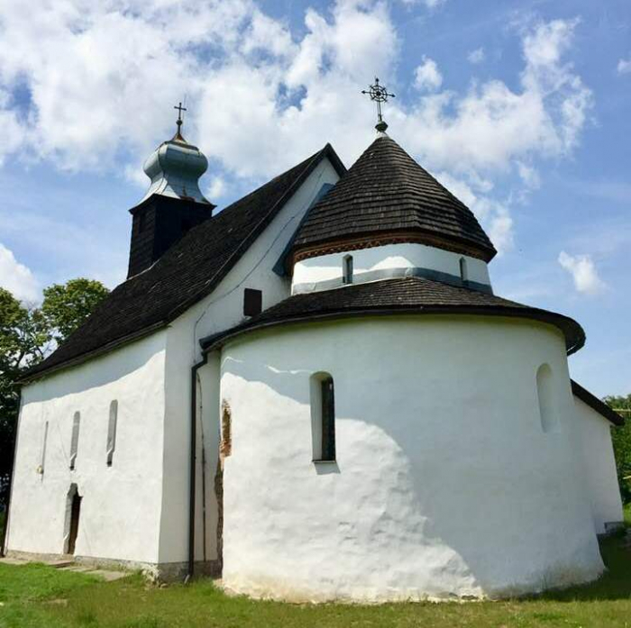 На Горянській ротонді реставрують купол (ФОТО)