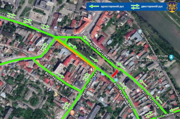 На площі Петефі буде змінено організацію руху