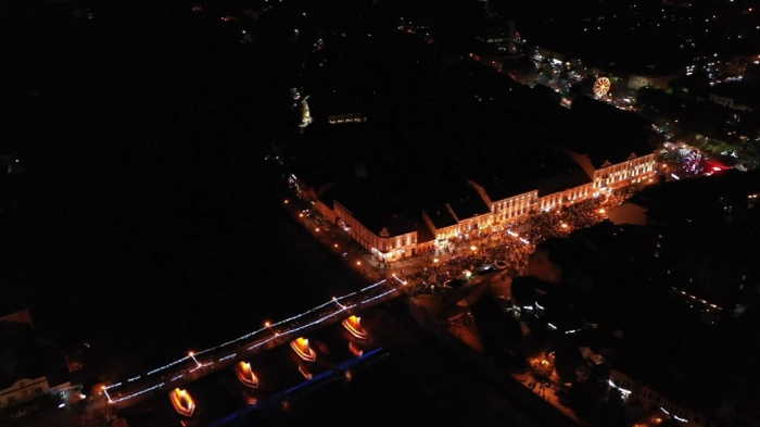 Відео дня з висоти пташиного польоту: як св’яткував Ужгород свій День народження
