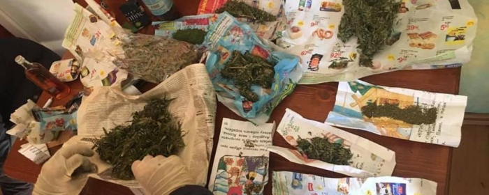 На Закарпатті у чоловіка вилучили понад 3,5 кілограми марихуани