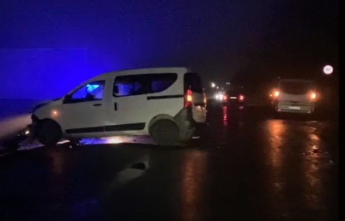 ДТП в Мукачеві: на в'їзді в місто зіткнулися дві автівки (ВІДЕО)