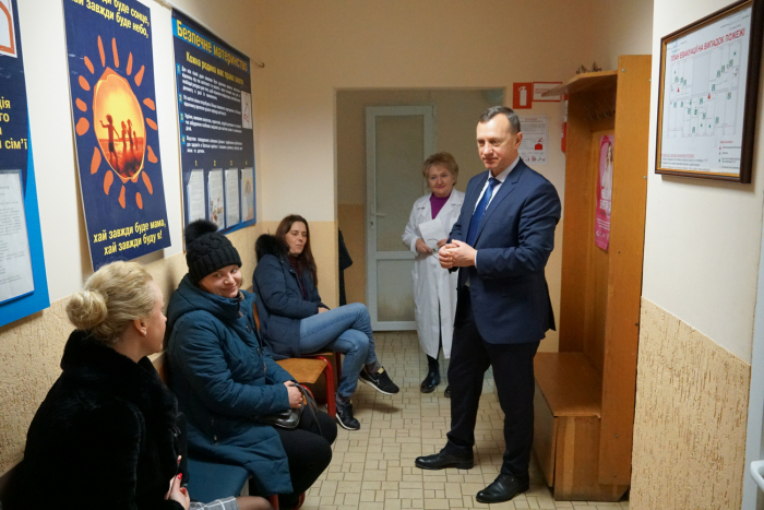 Ужгородський міський голова відвідав амбулаторію, де обслуговують 13 575 пацієнтів