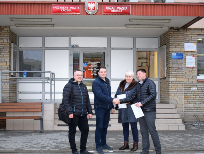 Посадовці міськради Ужгорода зустрілися у Кросно із партнерами із реалізації спільних грантових проєктів