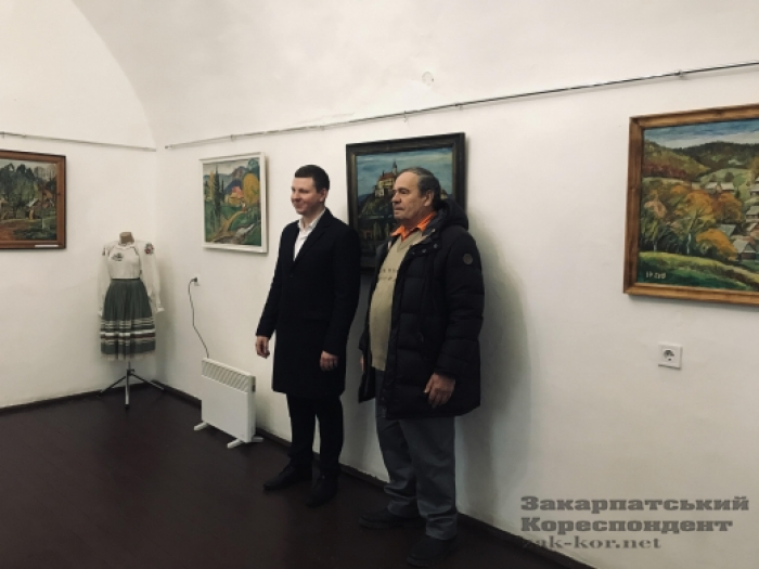 Закарпаття очима художника: Йосип Роглєв презентував свої роботи