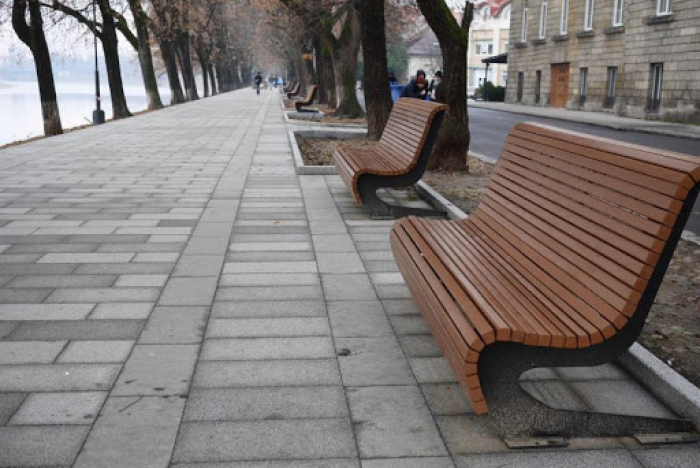 Ужгородська набережна Незалежності - з незвичного ракурсу (ВІДЕО)