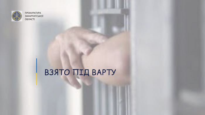 На Хустщині взято під варту чоловіка, який вистрелив супернику в обличчя з травматичної зброї