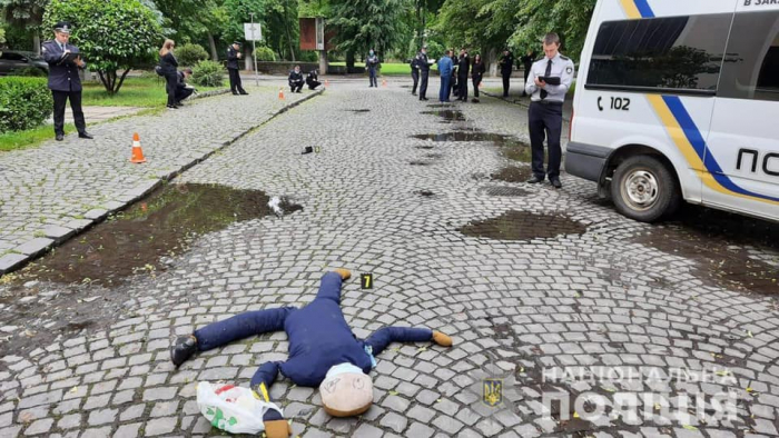 На Закарпатті слідчі поліції провели практичне навчання із моделюванням різних ДТП