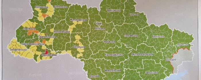Стало відомо, в якій зоні Закарпаття згідно з поділом МОЗ