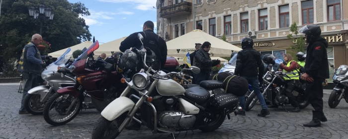 З Ужгорода стартував "Мотопробіг Єдності-2020" (ФОТО, ВІДЕО)