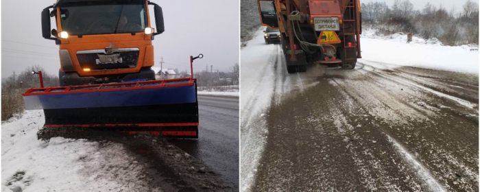 Для очистки доріг обласного та державного значення на Закарпатті важку техніку поки не задіювали