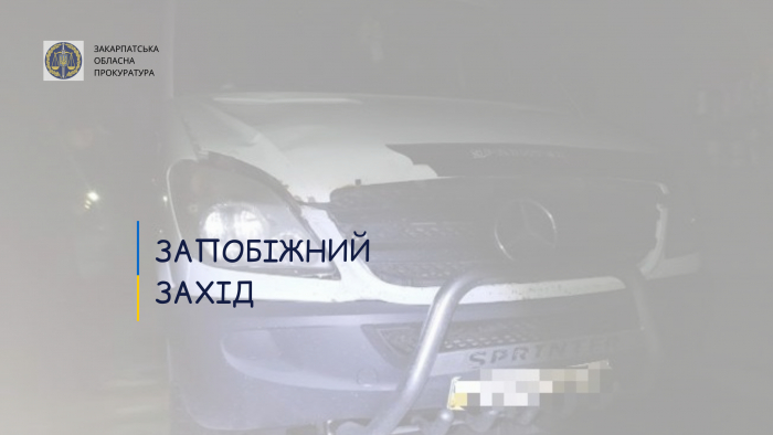 Підозрюваного у вчиненні ДТП, в якій загинув підліток з Тячівщини, взято під варту
