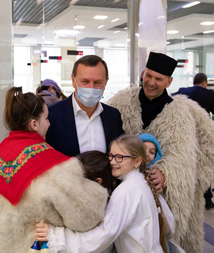 В Ужгородській міській раді сьогодні колядували та показували вертепне дійство