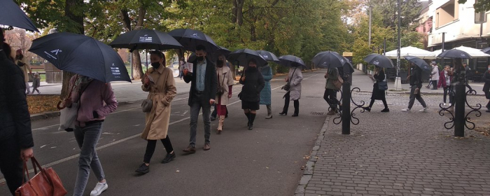 В Ужгороді влаштували мовчазну ходу до Європейського дня протидії торгівлі людьми (ФОТО)