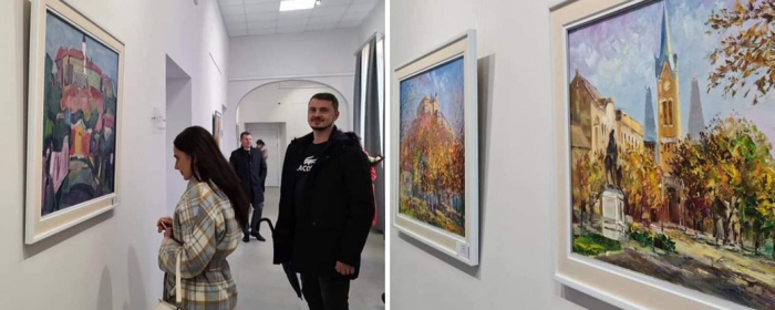 "Етюди осені–2021": відкрили виставку робіт закарпатських художників 
