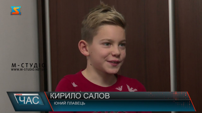 Успіхи юного закарпатця. Кирил Салов може потрапити у Збірну України з плавання (ВІДЕО)