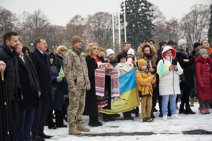 В Ужгороді зустріли військових 128-ї окремої гірсько-штурмової бригади