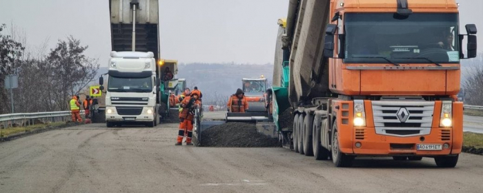 Понад 200 км доріг відремонтував на Закарпатті у 2021 році Укравтодор