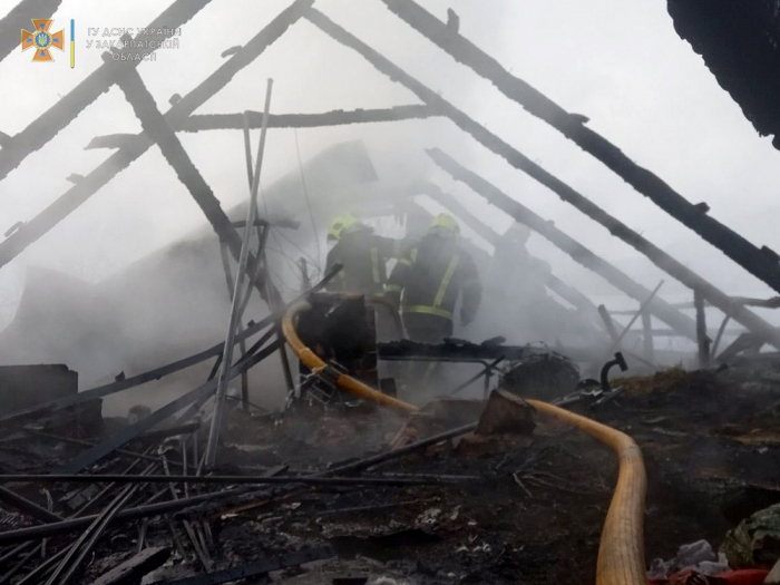 Рятувальники на Тячівщині протягом дня двічі виїжджали на пожежі (ФОТО)