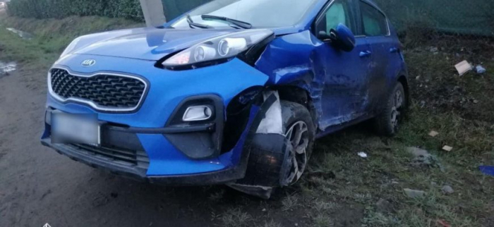 У Мукачеві п’яний водій за кермом скоїв ДТП (ФОТОФАКТ)