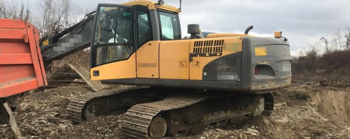 На Закарпатті СБУ заблокувала нелегальний видобуток корисних копалин на понад 1 млн грн