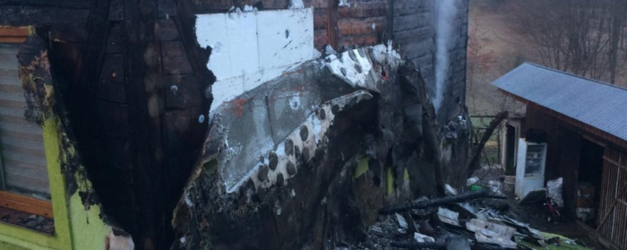 У Нижній Апші на Закарпатті горів будинок 62-річної жінки