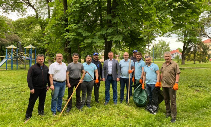 Напередодні Європейського дня парків ужгородські "ротарійці" славно попрацювали