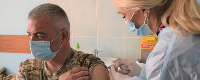 Прикордонників Закарпаття почали щеплювати від коронавірусу