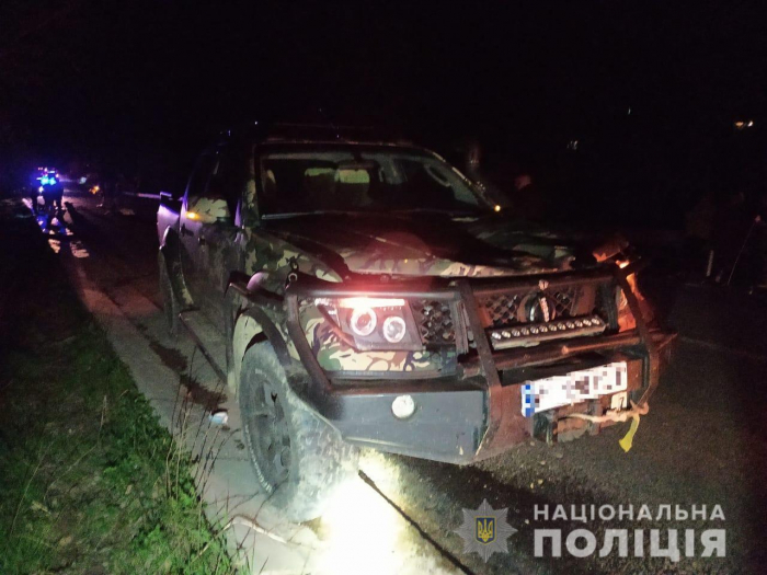 На Рахівщині поліція затримала водія, який смертельно переїхав пенсіонера позашляховиком