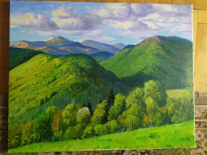 В Ужку на Закарпатті митці-аматори творили стежками великих Бокшая й Ерделі