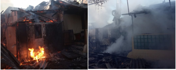 На Закарпатті в пожежі загинули свійські тварини