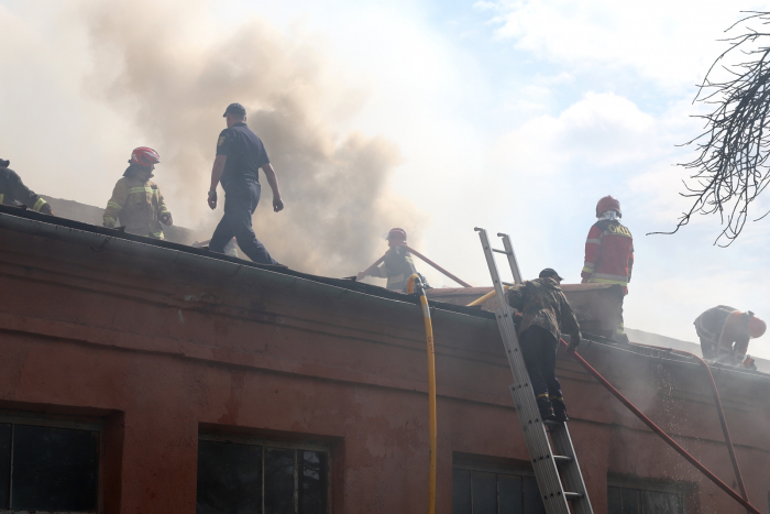Офіційно - щодо пожежі на вул. Юрія Гагаріна в Ужгороді