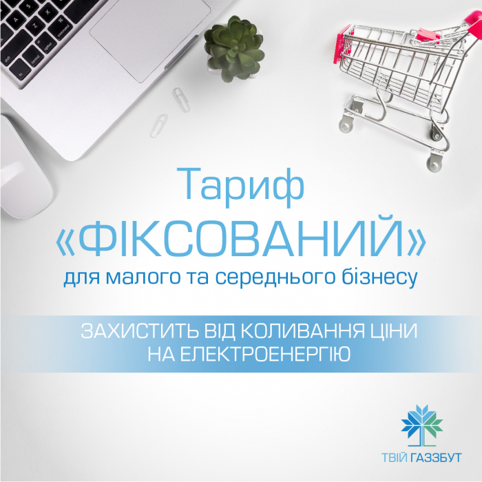 До уваги закарпатців: тариф на електроенергію «Фіксований» захистить бізнес від коливання ціни