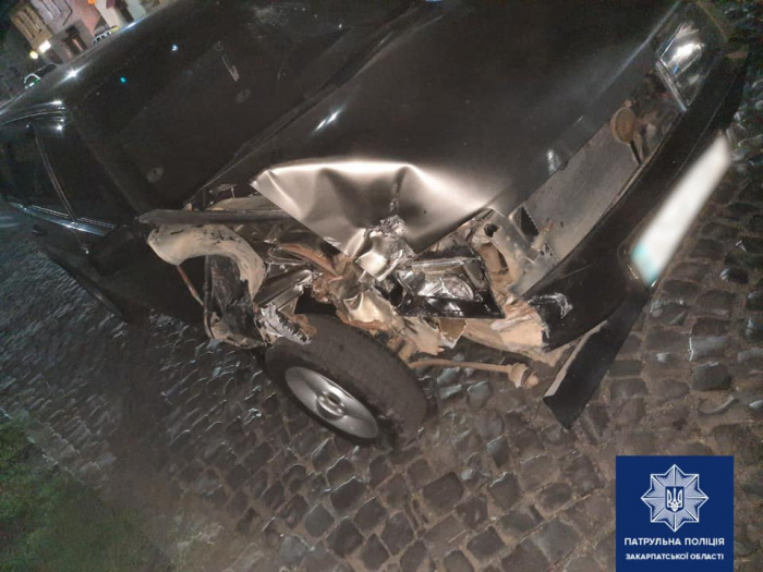 Мукачівські патрульні виявили нетверезого водія, який вчинив ДТП