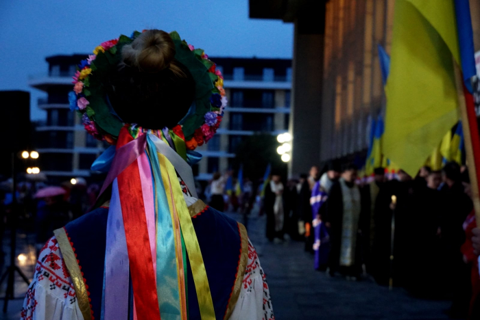 Світанок 30-ї річниці Незалежності Ужгород зустрів "Молитвою за Україну" (ФОТОРЕПОРТАЖ)