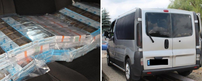 Через спробу перевезти сигарети до Угорщини прикордонники вилучили в українця мікроавтобус