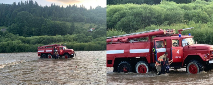 Пішли рибалити: на Закарпатті надзвичайники врятували з води трьох дітей