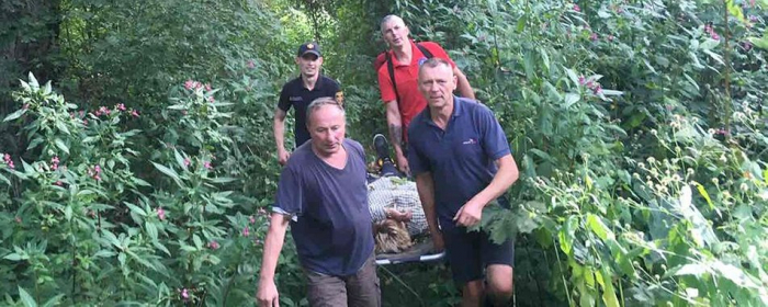 Зірвалася з урвища: ужгородка пішла по гриби та травмувала ногу 