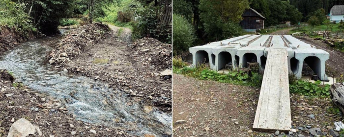 Через підняття води в селі на Закарпатті без сполучення залишилось близько 30 будинків