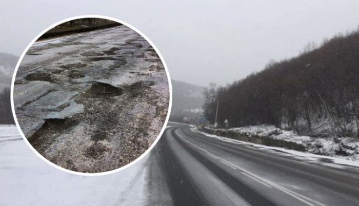 Погана погода та сезонність: у службі автомобільних доріг Закарпаття пояснили ями на дорогах