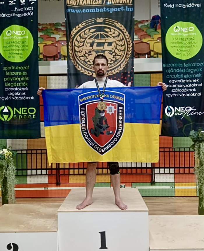 Вибухотехнік поліції Закарпаття Владислав Горнодь став чемпіоном світу з комбат самозахисту ІСО