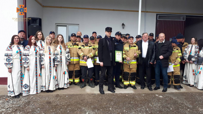 У с. Терново на Тячівщині запрацювала нова місцева пожежна команда