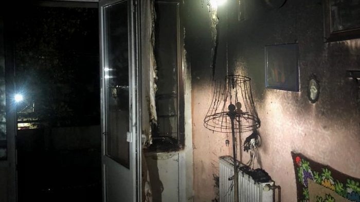В Ужгороді під час пожежі травмувався 86-річний чоловік