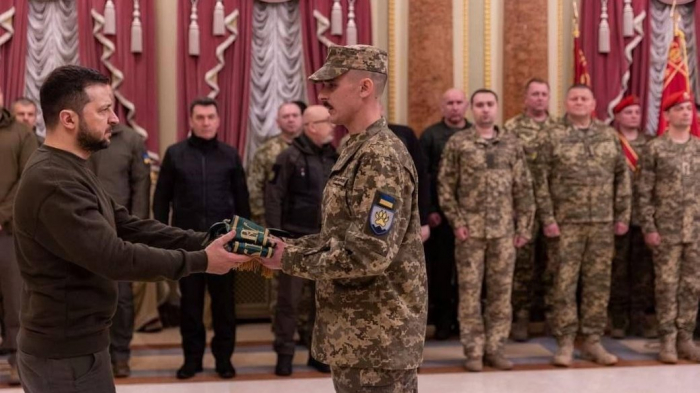 Президент нагородив відзнакою "За мужність і відвагу" 15-й батальйон 128-ї закарпатської бригади