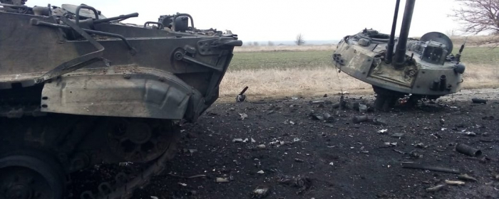 Танк і дві БМП знищили артилеристи 128-ї закарпатської бригади