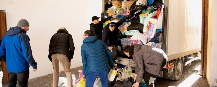 82 вагони гумдопомоги відправили із Закарпатського гуманітарного хабу