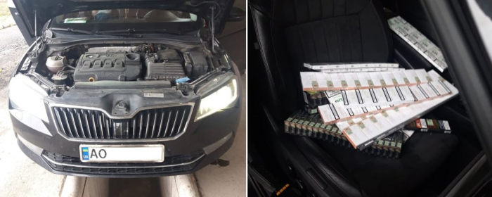 Вилучили авто: українка намагалася перевезти до Румунії майже 200 пачок контрабандних сигарет