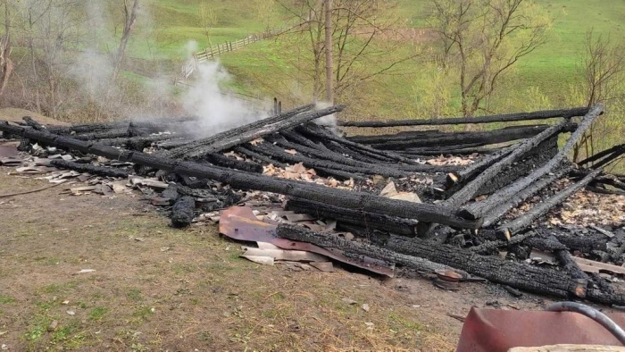 Пожежа в Закарпатті: жінка, намагалася врятувати домашню худобу від вогню